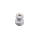 Posliinieristin valkoinen, Ø 31 mm x korkeus 31 mm