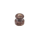 Posliinieristin ruskea, ? 31 mm x korkeus 31 mm