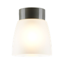 Open Klara, huurrettu lasi, harmaa lampunkanta,  IP21 suora E27 75W