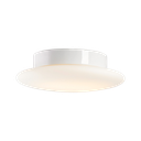 Cairo medium, Ø300 korkeus 100mm, valkoinen IP44 suora LED 12W 1400lm 2700K