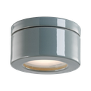 Posliinivalaisin Cool harmaa kattoon ja seinälle H65 IP44 GX53 6-9W