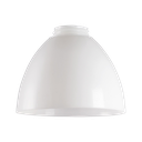 Varjostin, valkoinen polyeteeni, kierre 84,5 mm Ø 250 mm korkeus 170 mm