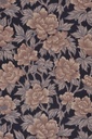 Tapetti Pionen, beige/ tummansininen