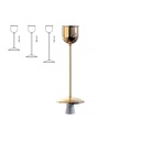 Lamplab valaisinrunko 30 cm, messinki