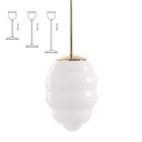 Bee kattovalaisin opaali 840mm messinki Ø240 mm E27 IP20