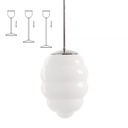 Bee kattovalaisin opaali 840mm niklattu messinki Ø240 mm E27 IP20