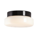 Classic Ø 240 musta IP44 suora 13W LED