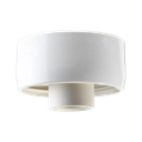 Posliinikanta, kierre 99 mm, valkoinen, IP20 straight E27 75W