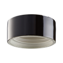 Lampunkanta,  kierre 84,5 mm musta IP20 suora. Toimitetaan ilman LED-moduulia, max 8W